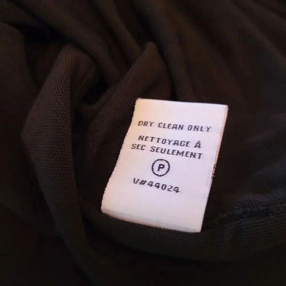 Diane von Furstenberg Women's Beonica Draped Matte Jersey Dress Size Small Black - Picture 5 of 11